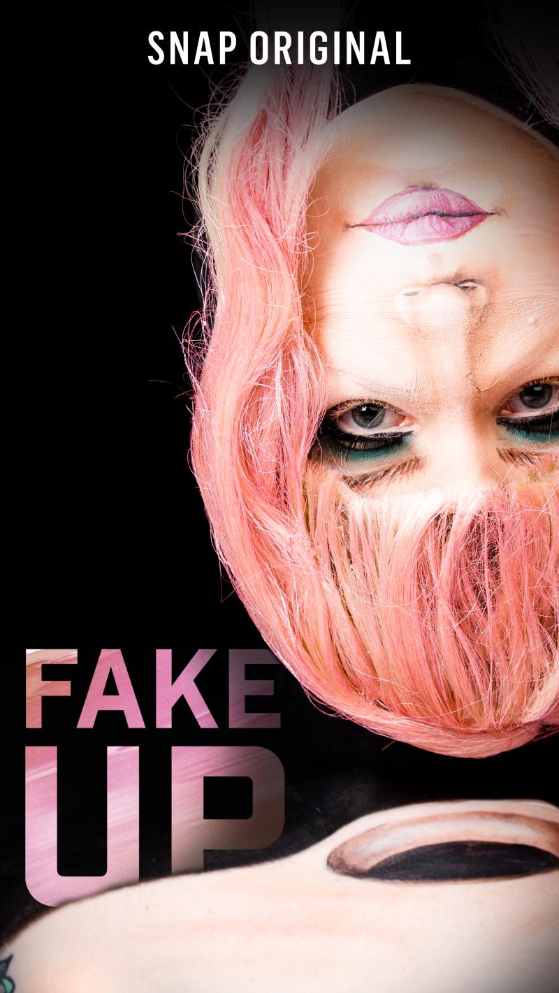 Fake Up — Snapchat Originals. Lead Editor and Consulting Producer Stephanie Erickson engineered the foundational story language and visual style for platform-native vertical media.